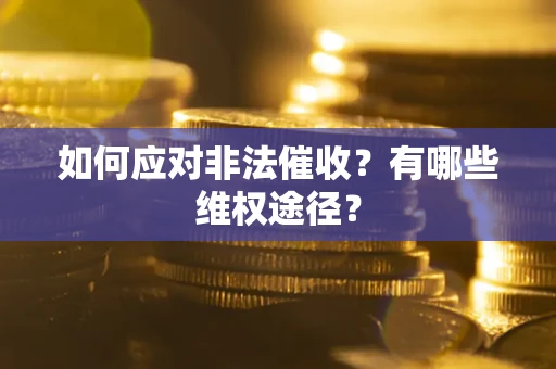 武汉如何应对非法催收？有哪些维权途径？