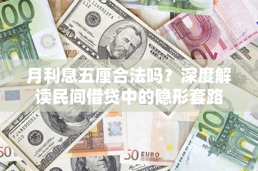 武汉月利息五厘合法吗？深度解读民间借贷中的隐形套路