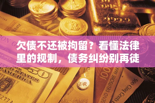 武汉欠债不还被拘留？看懂法律里的规制，债务纠纷别再徒劳奔波