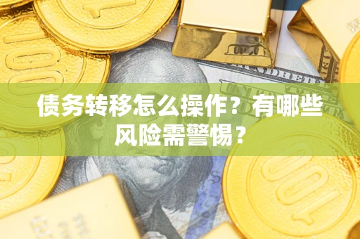 武汉债务转移怎么操作？有哪些风险需警惕？