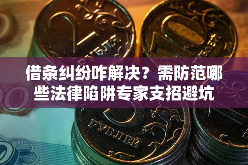武汉借条纠纷咋解决？需防范哪些法律陷阱专家支招避坑
