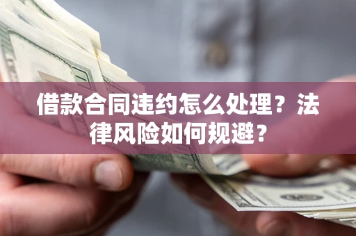 武汉借款合同违约怎么处理？法律风险如何规避？