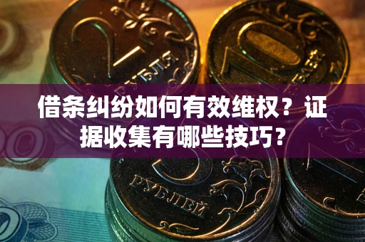武汉借条纠纷如何有效维权？证据收集有哪些技巧？