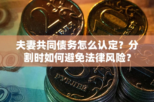 武汉夫妻共同债务怎么认定？分割时如何避免法律风险？